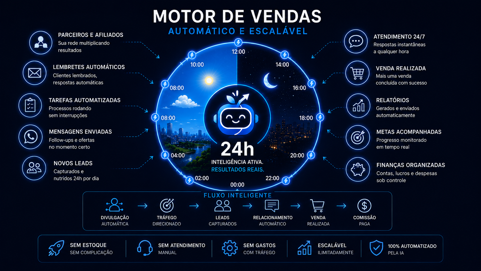 A AdBibi.ia organizando agenda, financeiro e vendas do seu negócio 24 horas por dia.